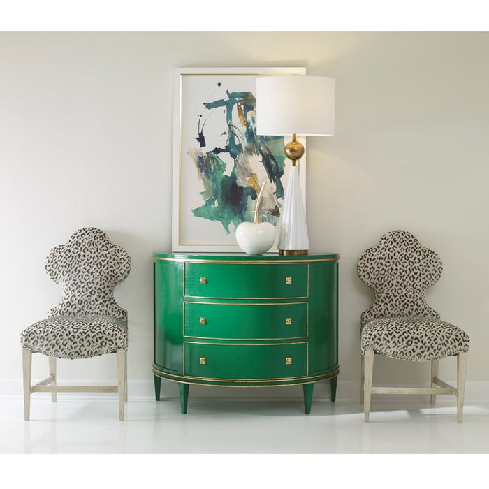 Ambella Home Collection - Orion Demilune Chest - Emerald - 17581-830-029
