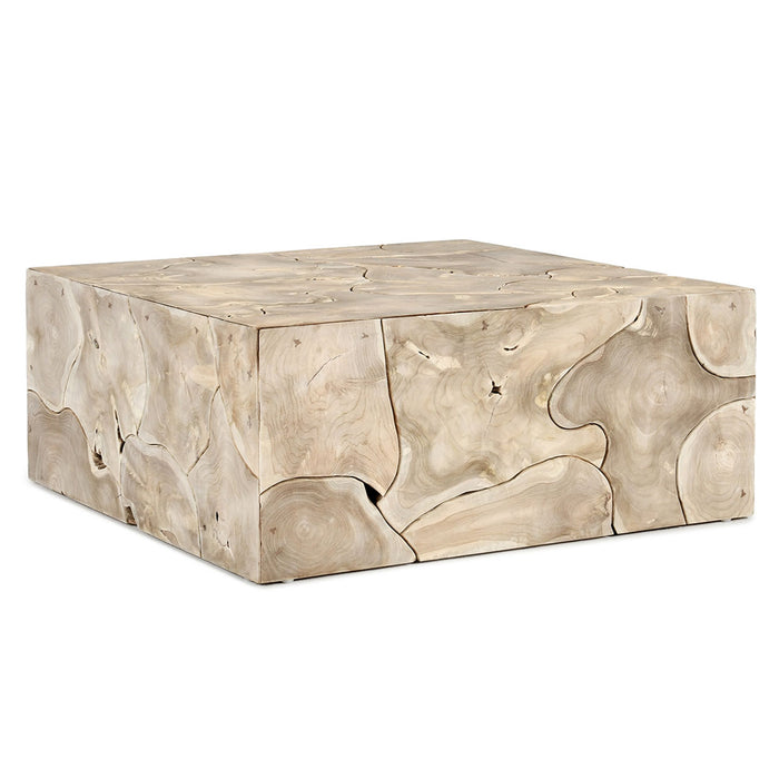 Classic Home Furniture - Sorrento 40" Square Coffee Table Bleached - 51005313