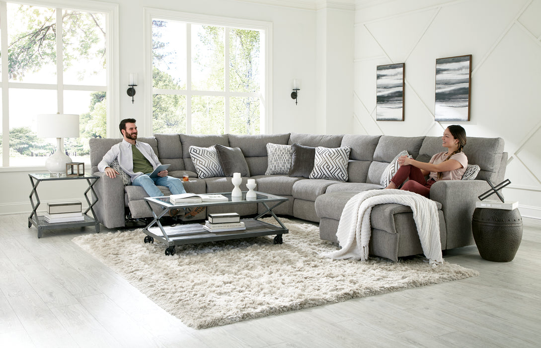 Catnapper - Sydney 7 Piece Power Modular Sectional in Nature - 62066-2069-2065-2068-2064-2065-62063-NATURE