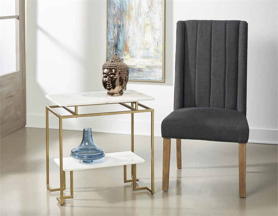 Coast To Coast - Accent Table in Burnished Gold - 93410