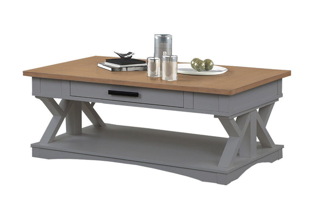 Parker House - Americana Modern Cocktail Table in Dove - AME#01-DOV