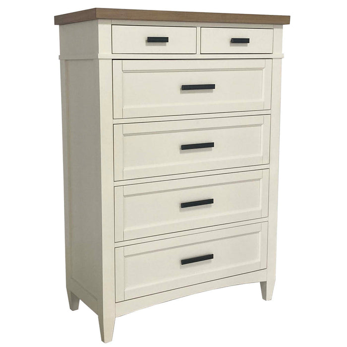 Parker House - Americana Modern 6 Drawer Chest in Cotton - AME#41405-COT