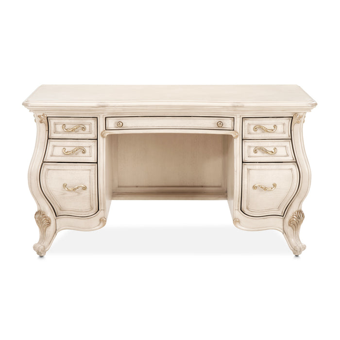 AICO Furniture - Platine De Royale Vanity/Desk in Champagne - NR09058-201