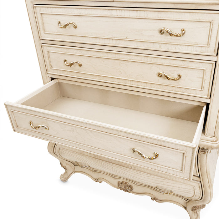 AICO Furniture - Platine de Royale"6 Drawer Chest in Champagne - NR09070-201