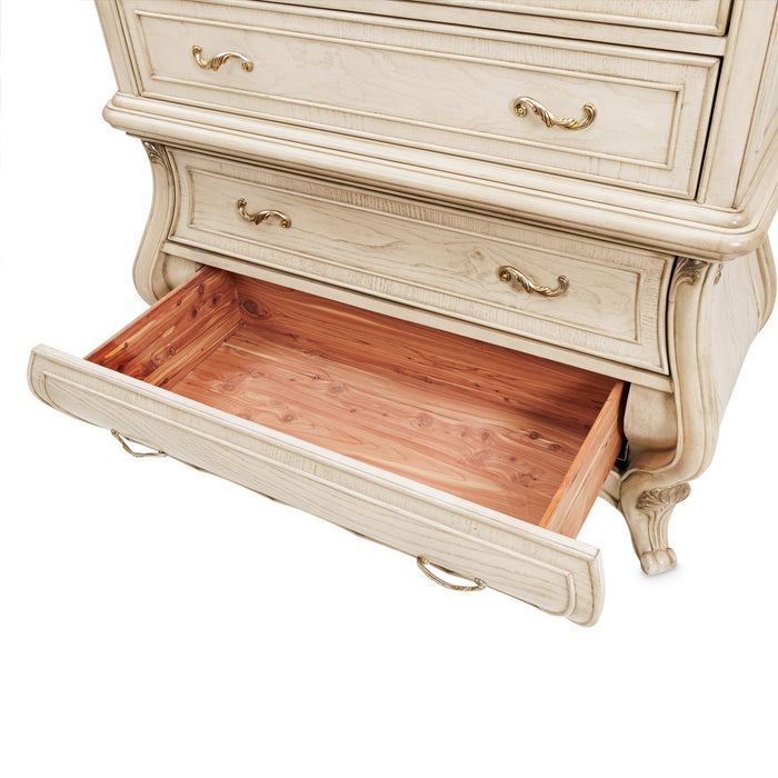 AICO Furniture - Platine de Royale"6 Drawer Chest in Champagne - NR09070-201