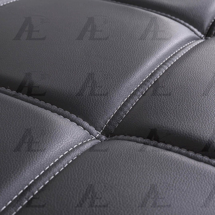American Eagle Furniture - AE-L138 3-Piece Sectional Sofa in Black - AE-L138L-BK