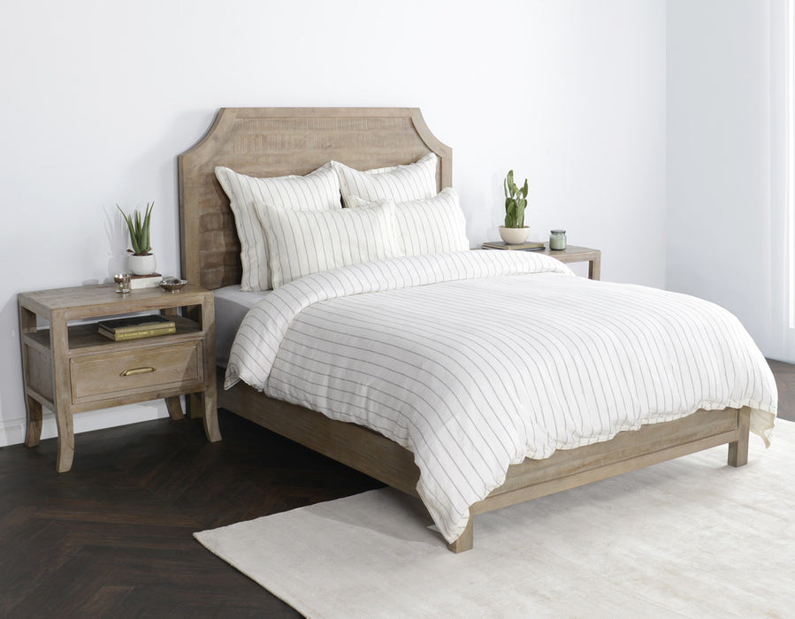 Classic Home Furniture - Monaco Ivory 3pc Queen Duvet Set - BEDD303Q