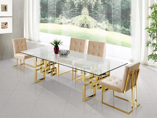 Meridian Furniture - Pierre Gold Dining Table - 714-T