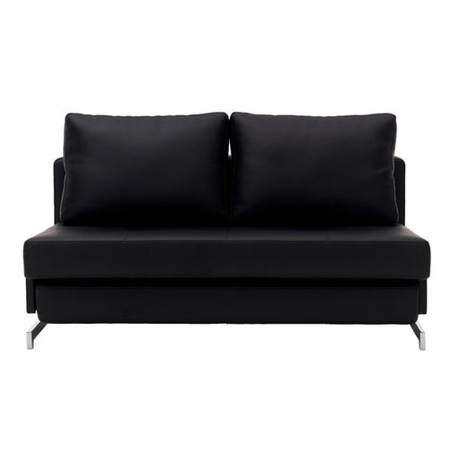 J&M Furniture - Premium Sofa Bed K43-2 in Black Leatherette - 176014-BK