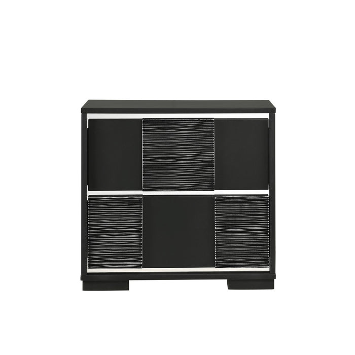 Coaster Furniture - Blacktoft 2-Drawer Nightstand Black - 207102