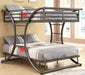 Coaster Furniture - Gunmetal Full over Full Bunk Bed - 460078