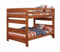 Coaster Furniture - Wrangle Hill Amber Wash Full Over Full Bunk Bed - 460096