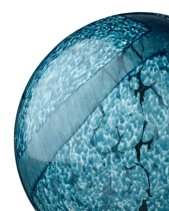 Jamie Young Company - Cosmos Glass Balls in Indigo Swirl Glass - 7COSM-BAIN