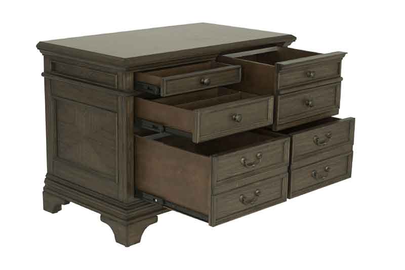 Coaster Furniture - Hartshill 5-Drawer File Cabinet in Burnished Oak - 881284