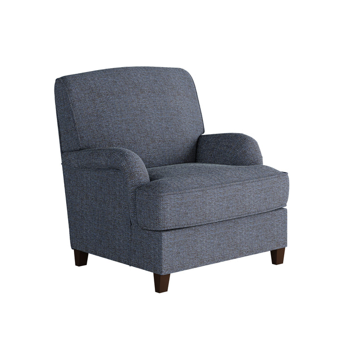 Southern Home Furnishings - Sugarshack Navy Accent Chair in Blue - 01-02-C Sugarshack Navy