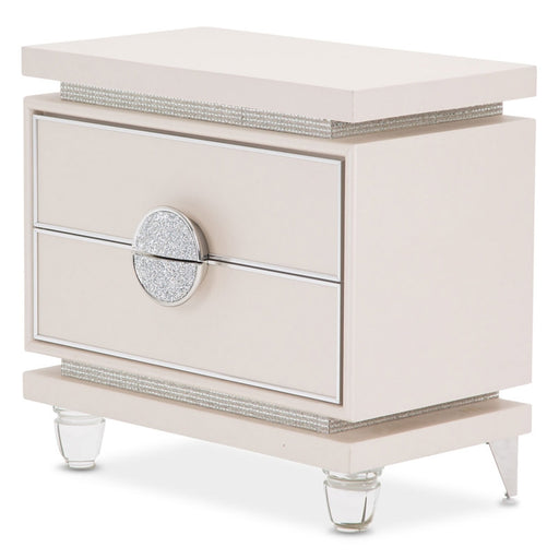 AICO Furniture - Glimmering Heights Nightstand in Ivory - 9011040-111