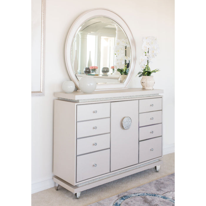 AICO Furniture - Glimmering Heights Dresser in Ivory - 9011050-111