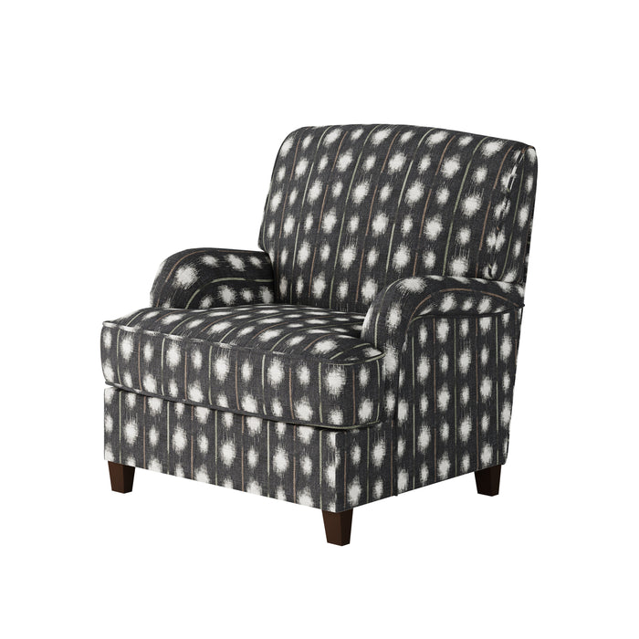 Southern Home Furnishings - Bindi Pepper Accent Chair in Charcoal - 01-02-C Bindi Pepper