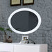 Lennart II 5 Piece Full Bedroom Set in White - CM7386WH-F-5SET - Oval Mirror