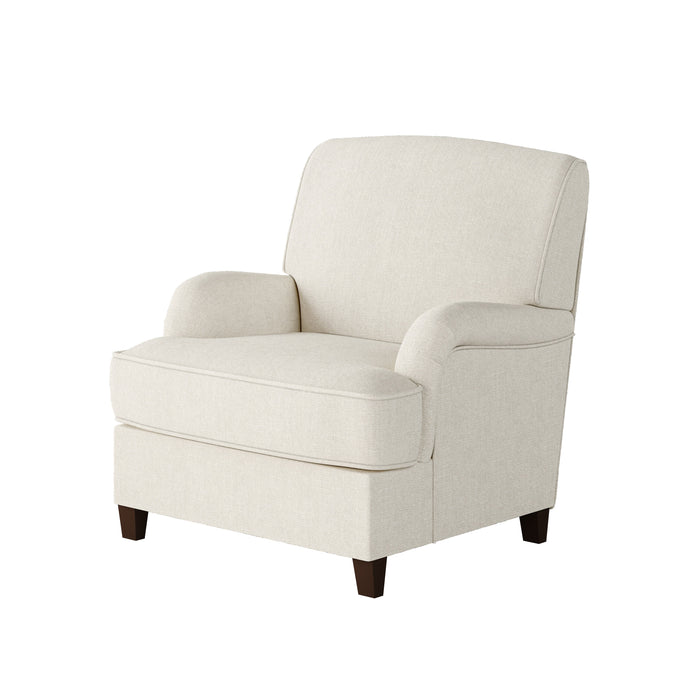 Southern Home Furnishings - Sugarshack Glacier Accent Chair in Cream - 01-02-C Sugarshack Glacier