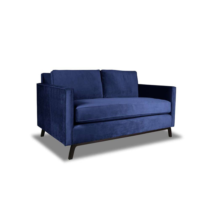 Nativa Interiors - Chantel Sofa Deep Plush 60" in Blue - SOF-CHANTEL-60-DP-MF-BLUE
