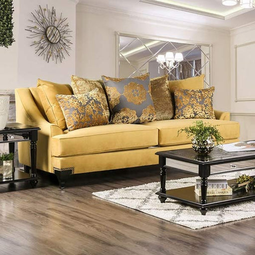 Furniture of America - Viscontti Gold Sofa - SM2201-SF