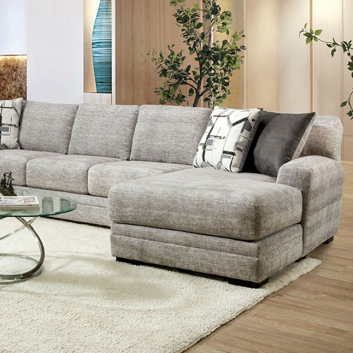 Furniture of America -   Walthamstow Sectional in Gray - SM5190