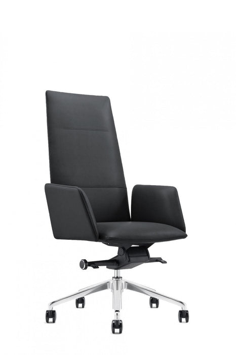 VIG Furniture - Modrest Tricia Modern Black High Back Executive Office Chair - VGFUA1911-BLK-OC