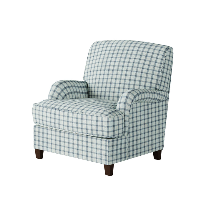Southern Home Furnishings - Howbeit Spa Accent Chair in Blue - 01-02-C Howbeit Spa