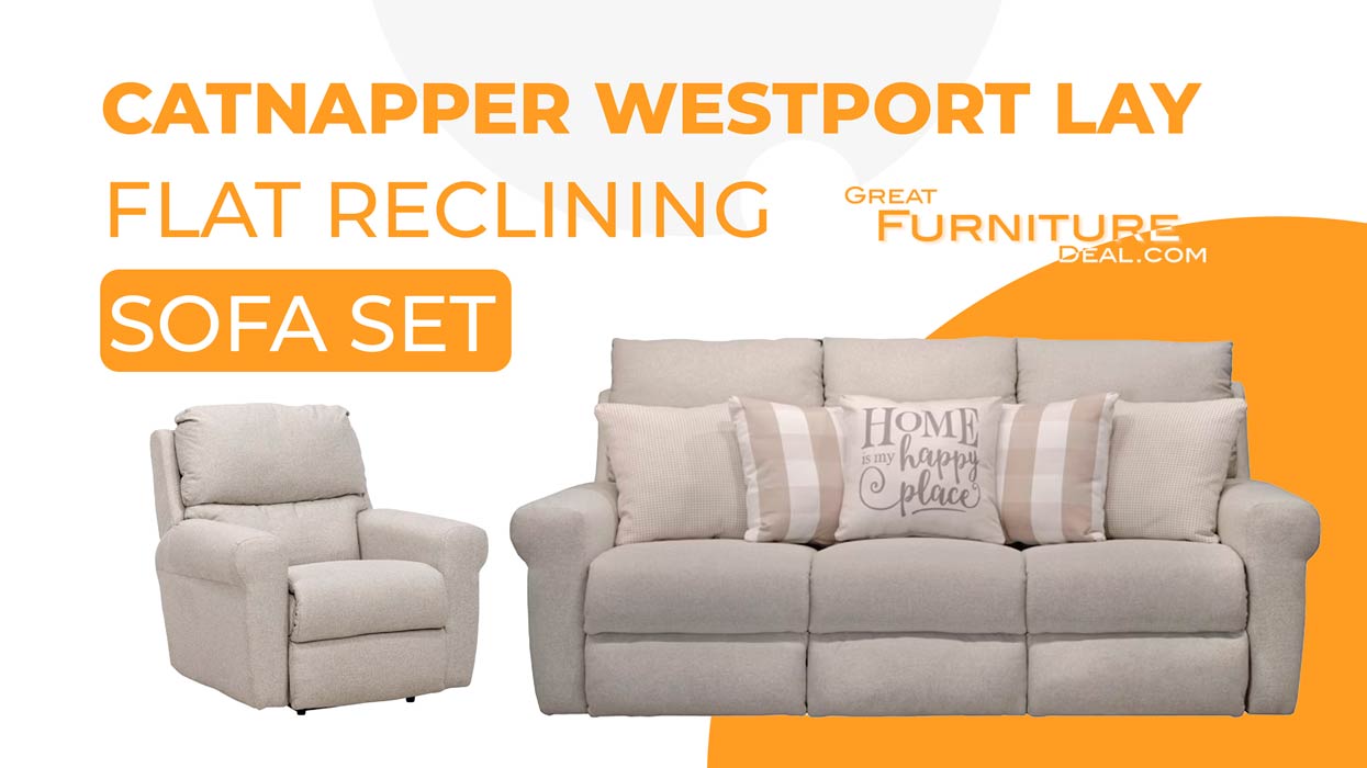 Catnapper Westport Lay Flat Reclining Set