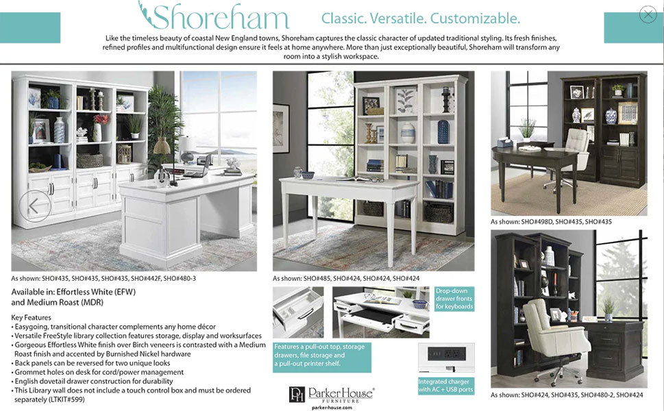 Shoreham Office Collection by Parker House