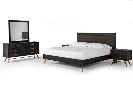 VIG Furniture - Nova Domus Tabitha Modern Dark Brown Recycled Pine Mirror - VGWH180490301 - GreatFurnitureDeal