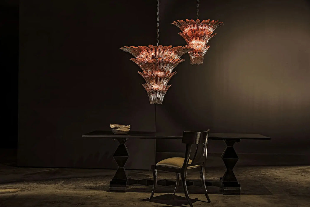 Noir Furniture - Emperor Large Chandelier in Antique SIlver - PZ040 - GreatFurnitureDeal