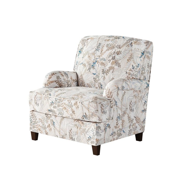 Southern Home Furnishings - Fetty Citrus Accent Chair in Multi - 01-02-C Fetty Citrus-MTO - GreatFurnitureDeal