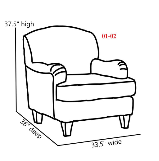 Southern Home Furnishings - Barro Desert Accent Chair in Multi - 01-02 Barro Desert-MTO - GreatFurnitureDeal