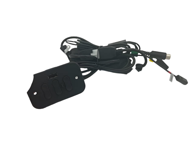 Ashley Furniture / Flexsteel Replacement Button Control with Power Recline, Power Lumbar, and Power Headrest Functions & USB - CTR UR3 08 B - GreatFurnitureDeal