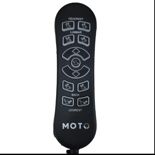 Ashley Furniture - Power Headrest, Lumbar, Recline, Heat and Lift Replacement Remote Hand Control - HSW311-AM-B-MT-R - GreatFurnitureDeal