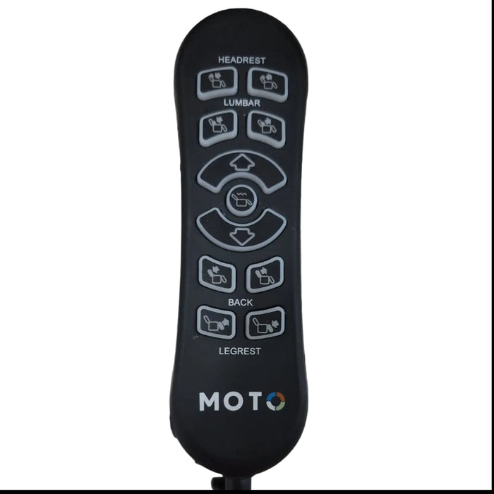 Ashley Furniture - Power Headrest, Lumbar, Recline, Heat and Lift Replacement Remote Hand Control - HSW311-AM-B-MT-R