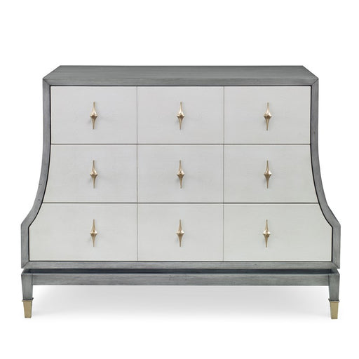 Ambella Home Collection - Tapered Chest in Ash Grey / Linen - 02293-830-010 - GreatFurnitureDeal