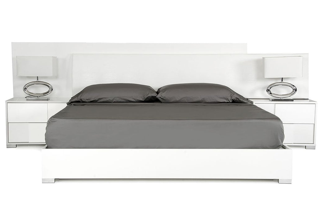 VIG Furniture - Modrest Monza Italian Modern White Nightstand - VGACMONZA-NS - GreatFurnitureDeal