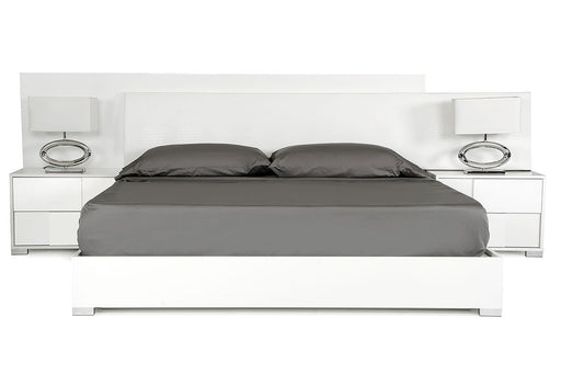VIG Furniture - Modrest Monza Italian Modern White California King Bedroom Set - VGACMONZA-SET-CK - GreatFurnitureDeal