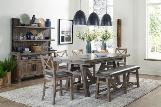 Parker House - Lodge Counter Height Table in Siltstone - DLOD#86CH-2 - GreatFurnitureDeal