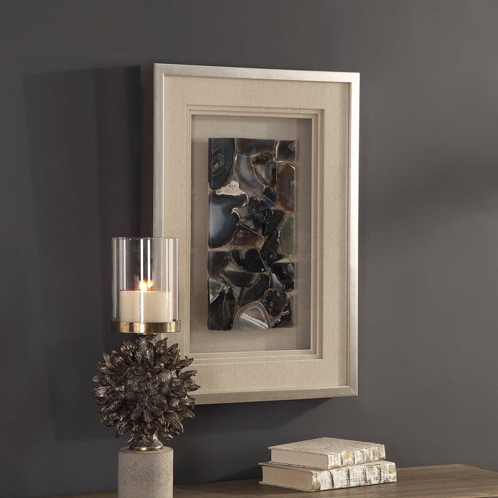 Uttermost - Seana Agate Stone Shadow Box - 04162 - GreatFurnitureDeal