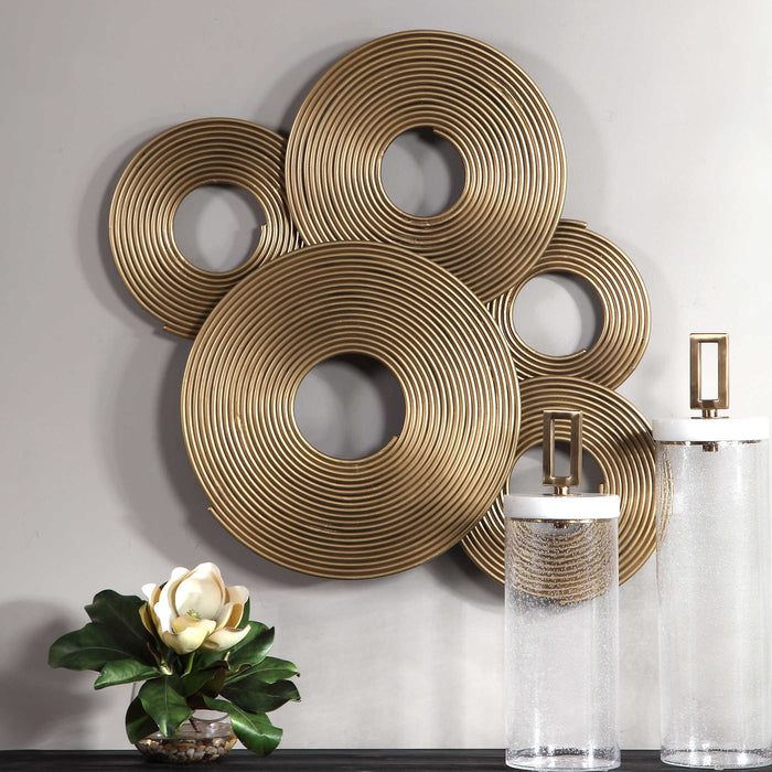 Uttermost - Ahmet Gold Rings Wall Decor - 04201