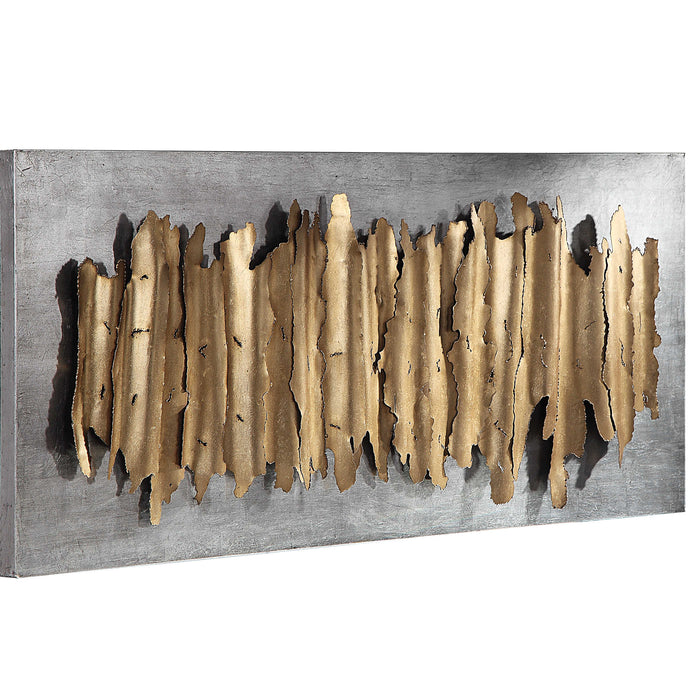Uttermost - Lev Gold Metal Wall Decor - 04195