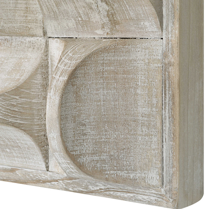 Uttermost - Pickford Wood Wall Decor, Natural - 04329 - GreatFurnitureDeal