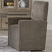 Parker Living - Pure Modern Dining Upholstered Caster Chair in Himalaya Granite (Set of 2) - DPUR#2618 - GreatFurnitureDeal