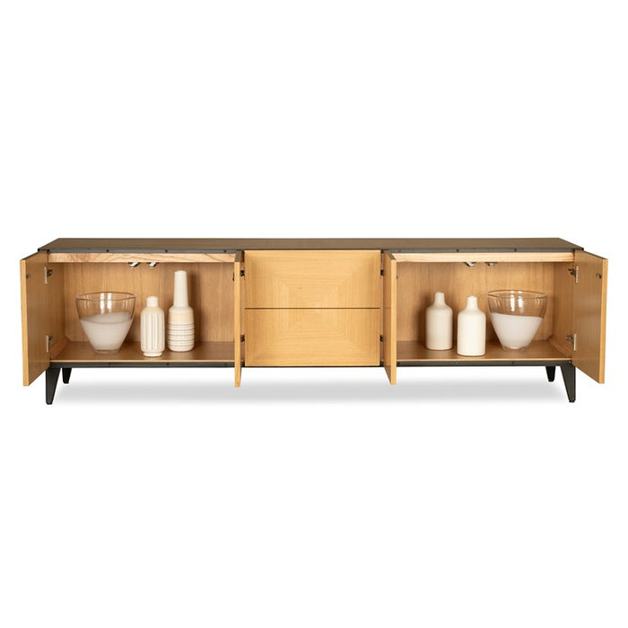 Ambella Home Collection - Mitered Media Cabinet - 07270-820-011 - GreatFurnitureDeal