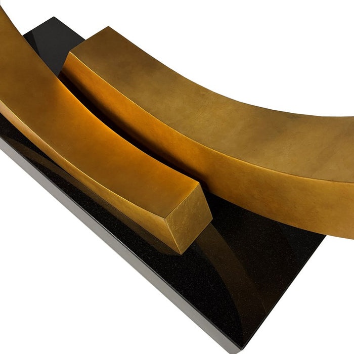 Ambella Home Collection - Halo Console Table - Gold - 07309-850-001 - GreatFurnitureDeal