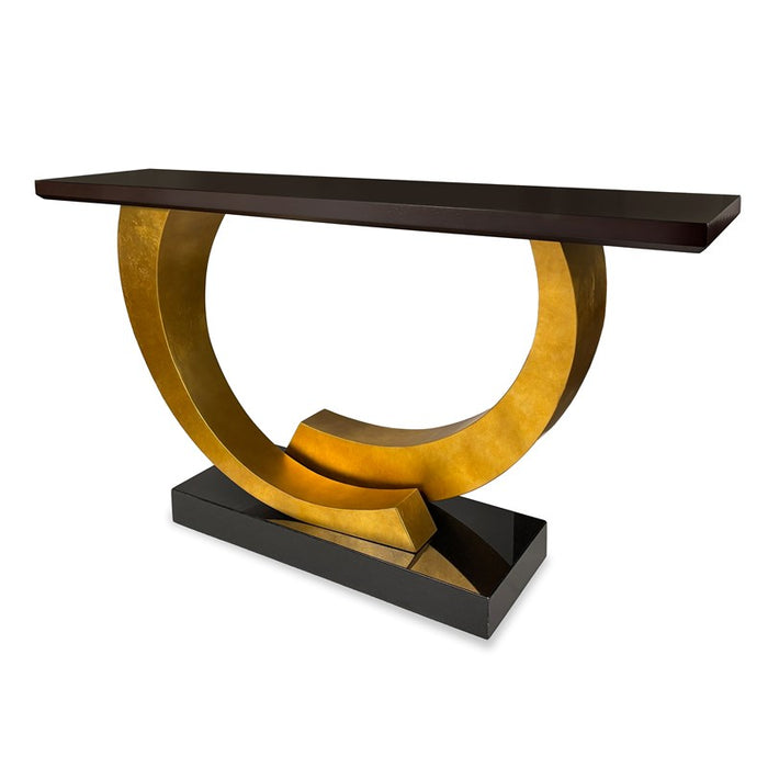 Ambella Home Collection - Halo Console Table - Gold - 07309-850-001 - GreatFurnitureDeal